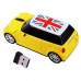 Wireless Mini Cooper Suv car optical Mouse mice LED for PC Laptop Gift USB 2.4G