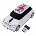 Wireless Mini Cooper Suv car optical Mouse mice LED for PC Laptop Gift USB 2.4G