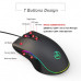 A867RGB luminous gaming mouse wired programming mouse four-speed adjustable