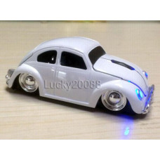 3D Beetle Car wireless Mouse USB Optical 2.4Ghz Laptop PC Computer Mouse Mice US