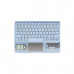 Transparent shell Backlight ultrathin Wireless keyboard With touchpad Portable