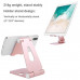 Portable Aluminum Cellphone Desk Mount Stand Holder F iPhone Samsung iPad Huawei